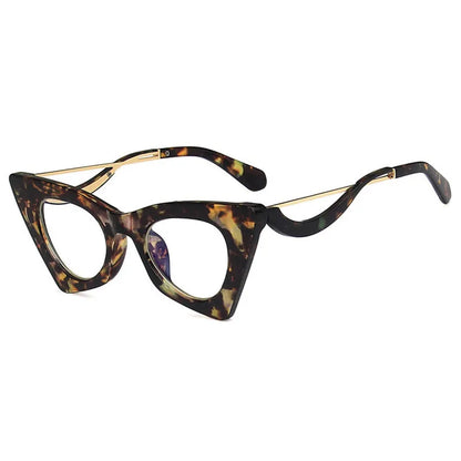 High Quality Brand Design Cat Eye Blue Light Blocking Computer Hyperopia Women Reading Glasses Diopter +0.5 1.5 2.0 2.5 3.5 6.0
