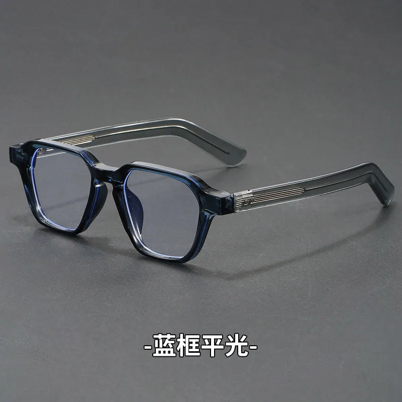 Men's Reading Glasses Blue Light Optical Lenses with Recipe Woman Vintage Tr90 Photochromic Lens Women's Eyeglasses with Frame