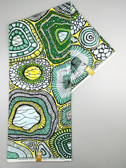 Newest Grand African Wax Glitter Glam Fabric 100% Cotton Ankara Batik Material Pagne Wax Gold Print Sewing Party Dress
