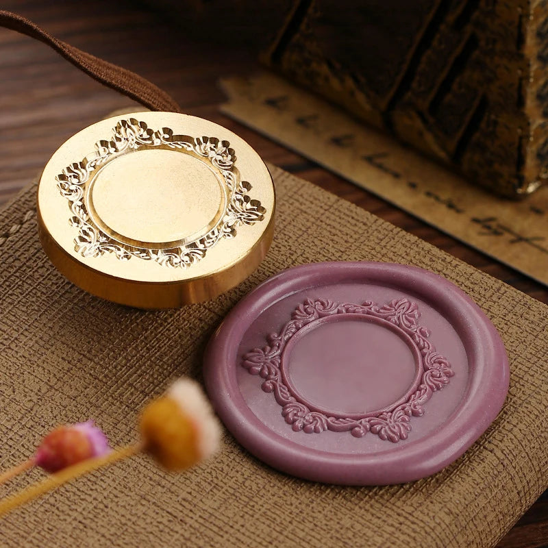 Photo Frame Series Sealing Wax Stamp Head Fire Paint Seal Wax Stamp Heads For DIY Scrapbooking Envelope Wedding Party Invitation
