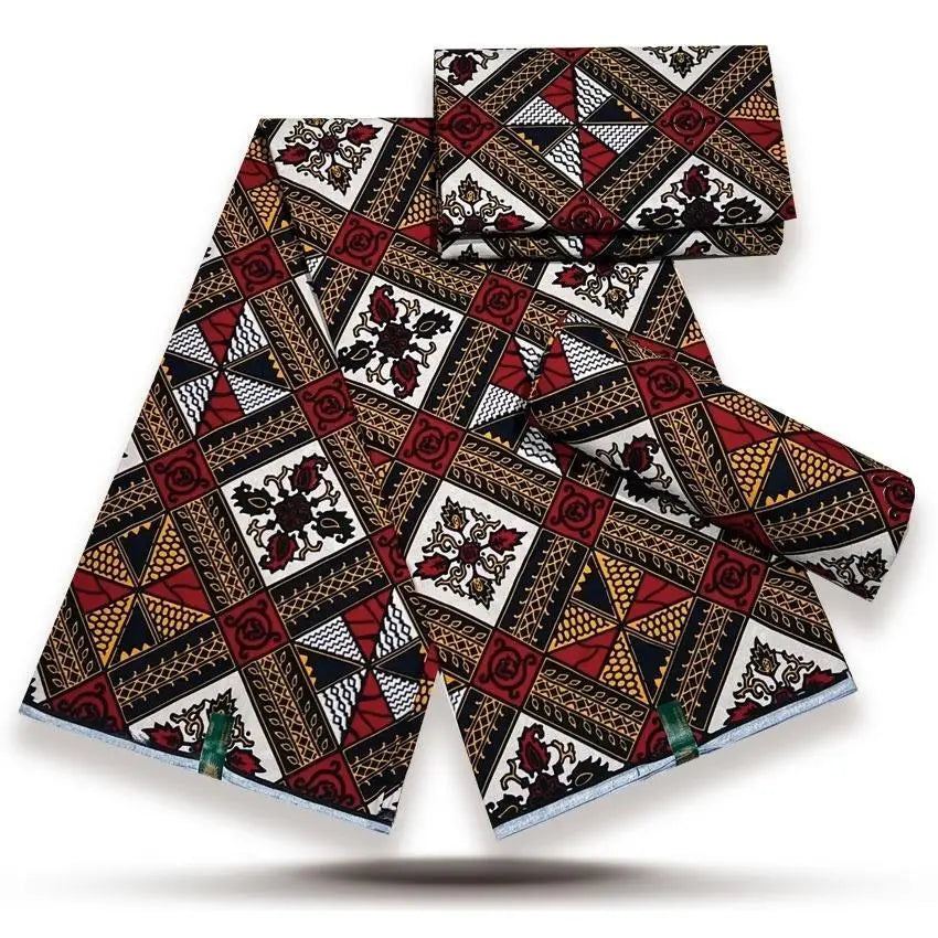 Style Pagne Guaranteed Veritable Original African Real Wax Fabric For Party Dresses Ankara Wax Print Fabric 100% Cotton Ghana