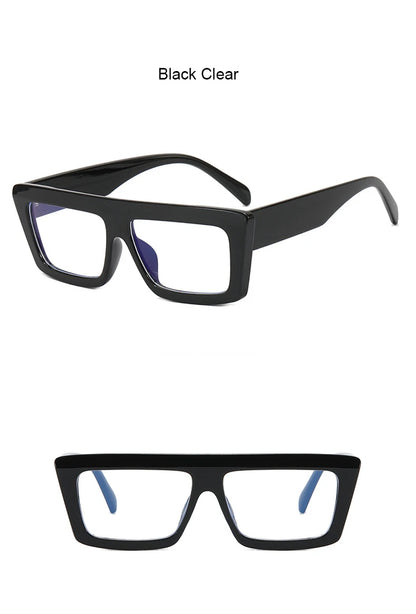 Retro Rectangle Reading Glasses Women 2025 Fashion Transparent Anti Blue Rays Female Eyeglasses Optical Eye Prescription 0 ~ +6