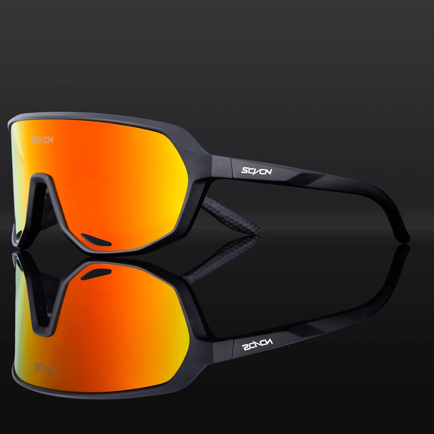 SCVCN Fashion Sports Running Glasses Outdoor Bicycle Drive Hiking Sunglasses Men MTB Cycling Sunglasses Women Road Bike Glasses