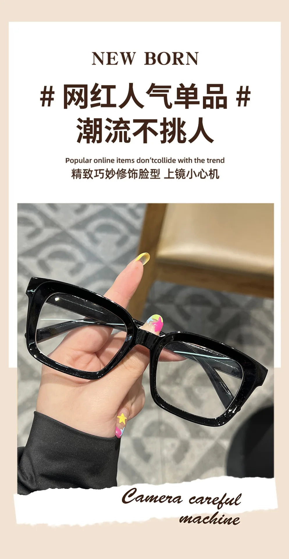 Transparent square Computer Glasses Frame Women Men Anti Blue Light Black Eyewear Blocking Glasses Optical Spectacle Eyeglass