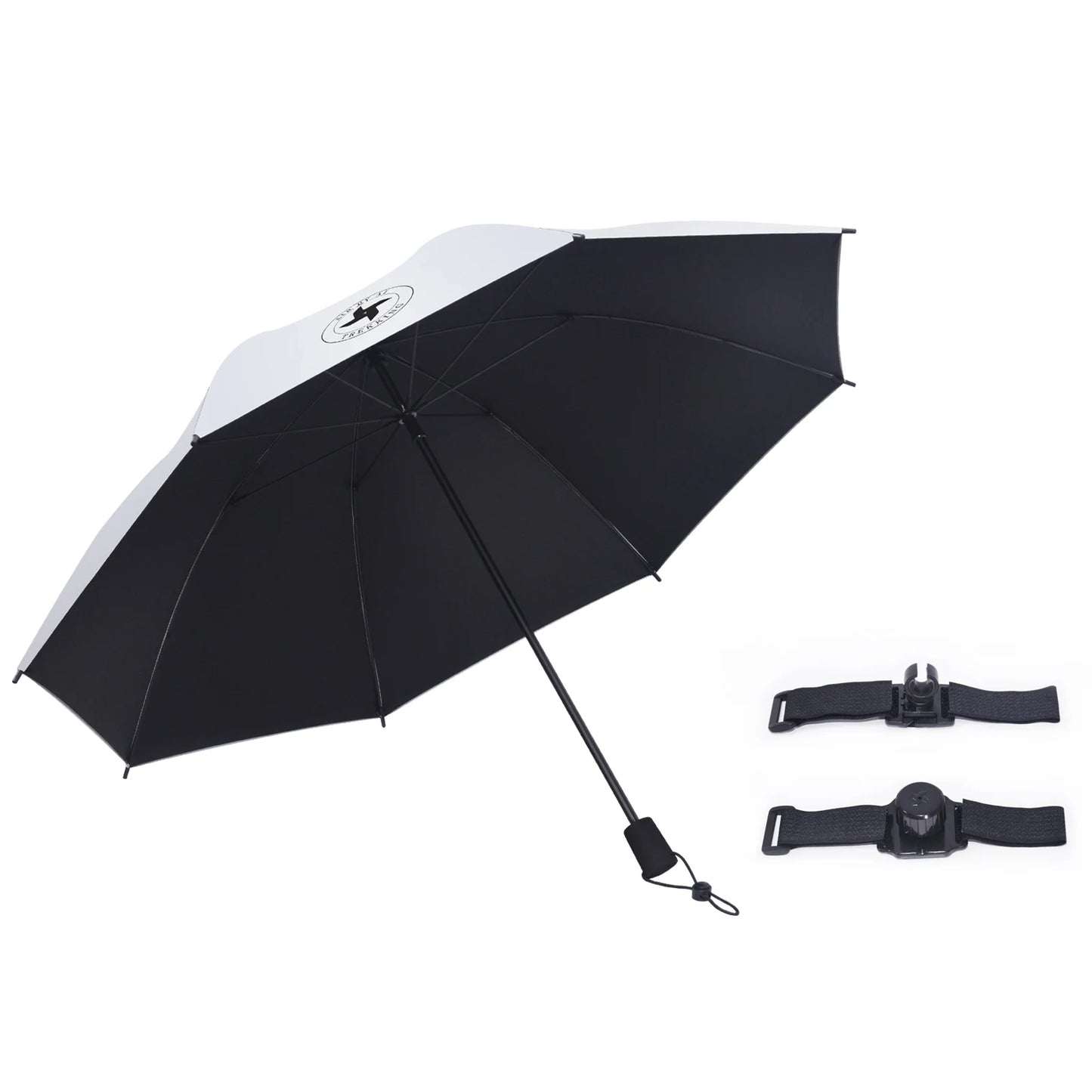 Hiking Umbrella Ultralight Outdoor trekkin long umbrella hands-free UV protection Umbrella Clip for Backpacks Sun & Rain Outdoor