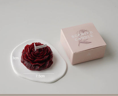 Low Temperature Candles Wax Rose Heart Candle 42 to 48 Degrees Peony Scented Decorative Waxs Valentine's Day Creative Gift