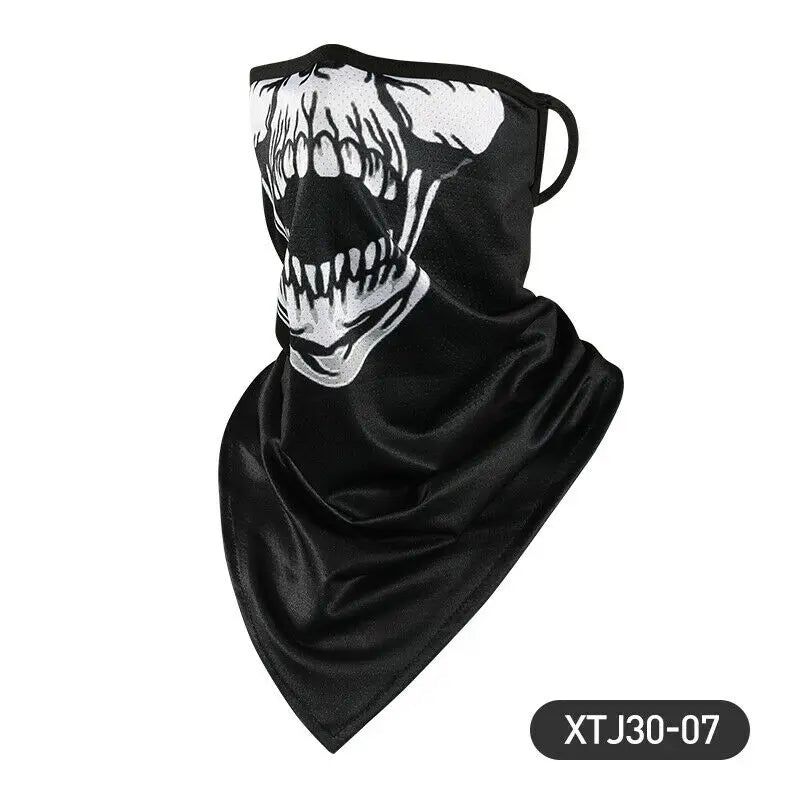 Balaclava Camouflage Motorcycle Face Ice Silk Mask Summer Anti-UV Headwrap Face Shield Running Cycling Outdoor Sports Scarves
