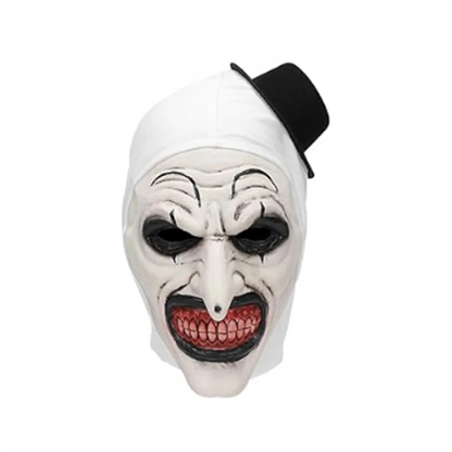 EYFL-Halloween Terrifier Mask Killer Clown Mask Scary Joker Costume Halloween Horror Creepy Mask for Adult Men Women