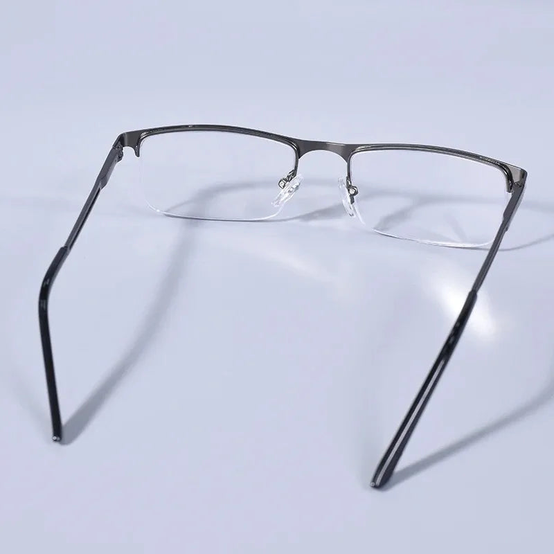 Light Half Frame Reading Glasses Blue Light For Presbyopia Eyeglasses with Diopters +1.0+1.25+1.5+1.75+2.0+2.25+2.5+2.75+3.0+4.0