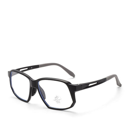 YIMARUILI New TR90 Men's Sports Cycling Glasses Ultra-light Fashion Big Size Optical Prescription Eyeglasses Frame Women HD-8068