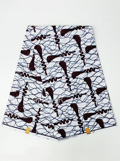 Veritable Guaranteed Dutch Hollandais Quality Prints Pagne African Fabric Dress Real Wax 100% Cotton 6 Yards