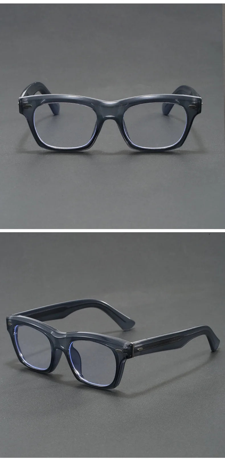 Japanese Square Glasses Frame Men Fashion Anti Blue Light Reading Glasses Men Good Quality Full Rim Eyewear