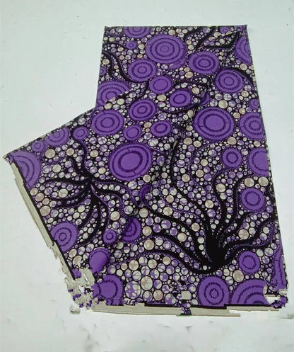 Ankara Wax Fabric 2024 High Quality African Wax Print Fabric 100% Cotton African Guaranteed Veritable Real Wax For Dresses