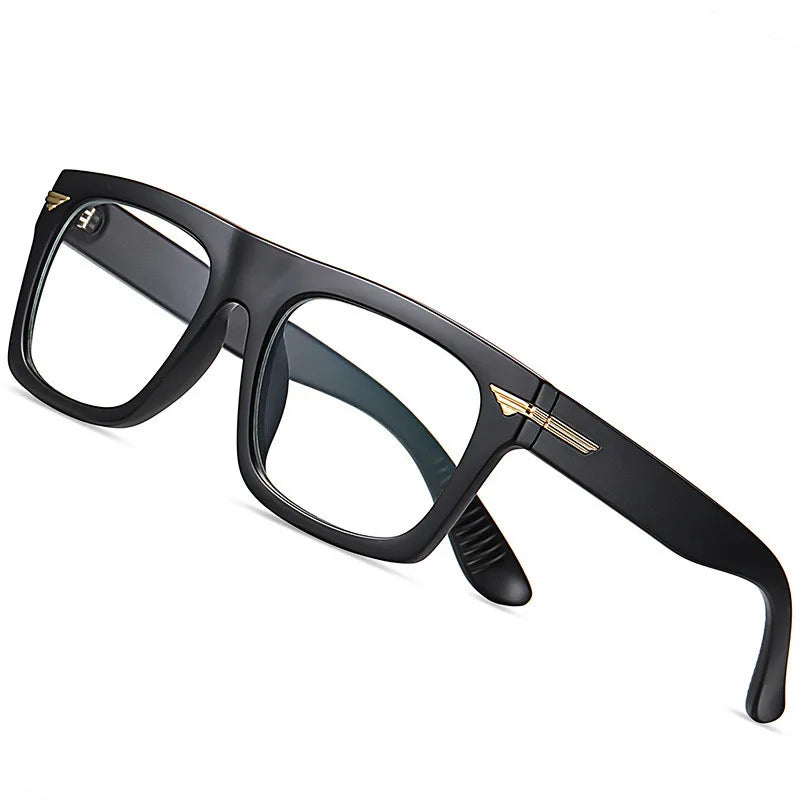 2022 Retro Big Square Frame Designer Reading Glasses Anti Blue Light Computer Eyeglasses Prescription Eyewear Diopters 0 to +6.0