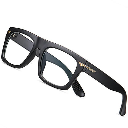 2022 Retro Big Square Frame Designer Reading Glasses Anti Blue Light Computer Eyeglasses Prescription Eyewear Diopters 0 to +6.0