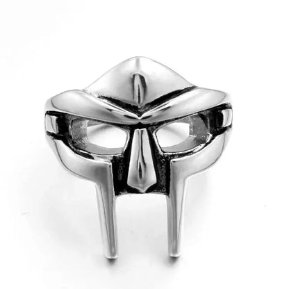 Vintage Creative MF DOOM Mask Pendant for Men Hip Hop 316L Stainless Steel Skull Mask Necklace Party Jewelry Gift Dropshipping