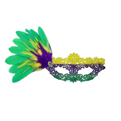 Lace Half Face Mask Exquisite Venetian Mask Suitable for Carnival and New Year Party Costume Dance Party Wedding Party