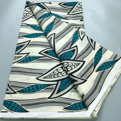 African New Wax Fabric Nigeria Ankara Wax Fabrics Newest Design Block Prints Batik Dutch For Dresses Sewing Cloth Materials