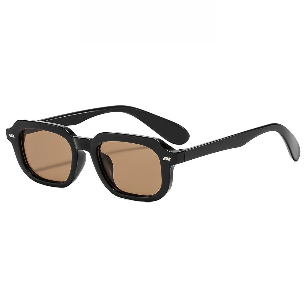Small Square Eyewear Computer Glasses Frame Women Men Anti Blue Light Blocking Sunglasses Outdoor Zero-power Spectacle Eyeglass