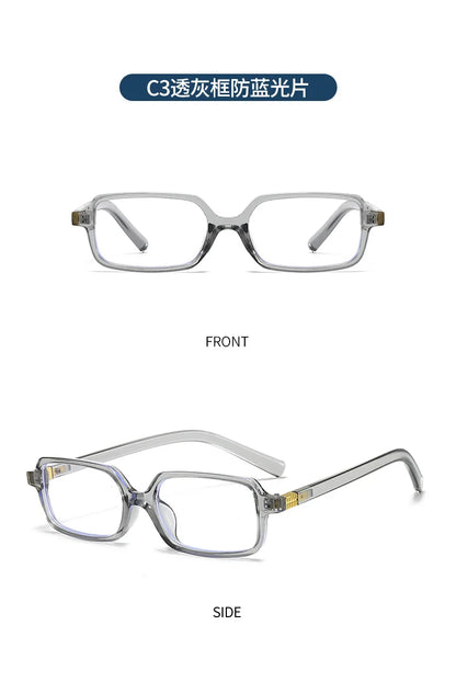 Computer Glasses Frame Women Men Anti Blue Light Rectangle Eyewear Blocking Glasses Optical Spectacle Eyeglass Square
