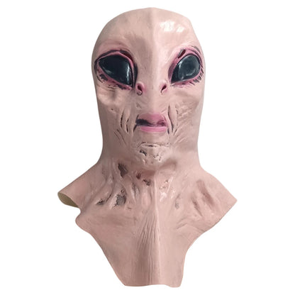 Halloween Alien Mask Masquerade Mask Creative Horror Face Mask Full Head Mask Realistic Alien Head Mask for Party Props