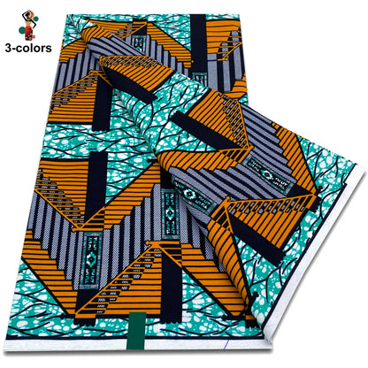 2025 Veritable Wax Guaranteed Real Wax Print Fabric dutch hollandais Pagne African Wax Fabric 6 yards