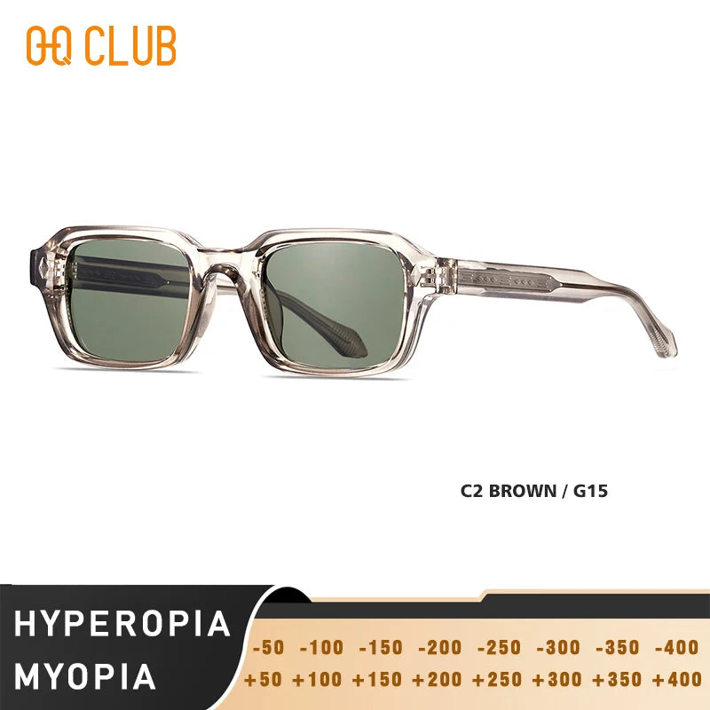 O-Q CLUB Uv400 Polarized Sunglasses Men 2024 Lunette Men's Glasses Women Eyewear Sunglass Luxury Women's Eyepieces Man Lenses