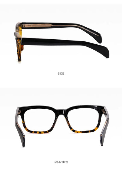Brand Designer Fashion Square Reading Glasses Luxury Women Men Big Frame Magnifing Glasses Anti Blue Light Presbyopia Eyeglasses