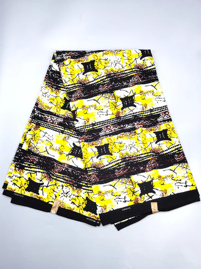 Ankara Fabric African Real Wax Print Fabric 100% Cotton High Quality 6 Yards African Fabric for Party Dress Nigeria