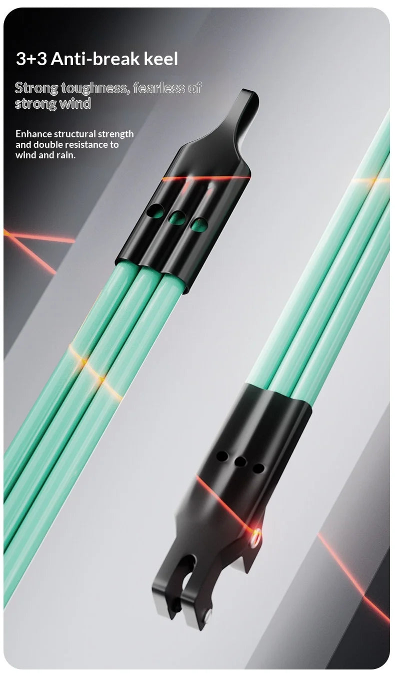Automatic Umbrella, Windproof and Rainstorm-Resistant, Foldable Umbrella for Sunny and Rainy Days, Sunshade Umbrella