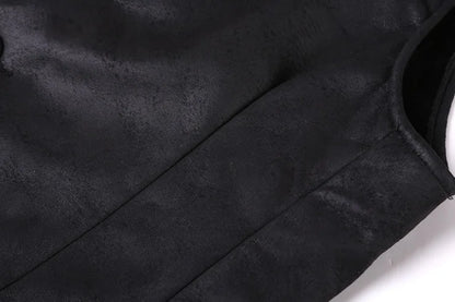 Retro Suede Vest Men Vintage Style Slim Fit Autumn Winter Mens Sleeveless Jacket V Neck Warm Waistcoat