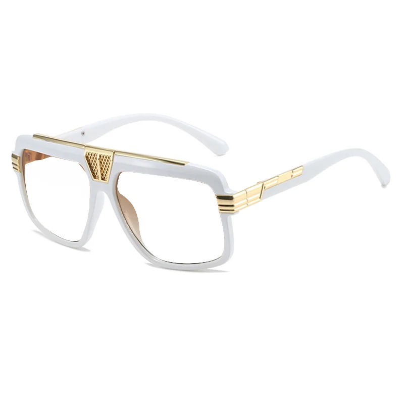 150mm Square Large Frame Reading Glasses Men Women Finished Anti Blue Light Prescription Optical Glasses Customized Diopter +1.5