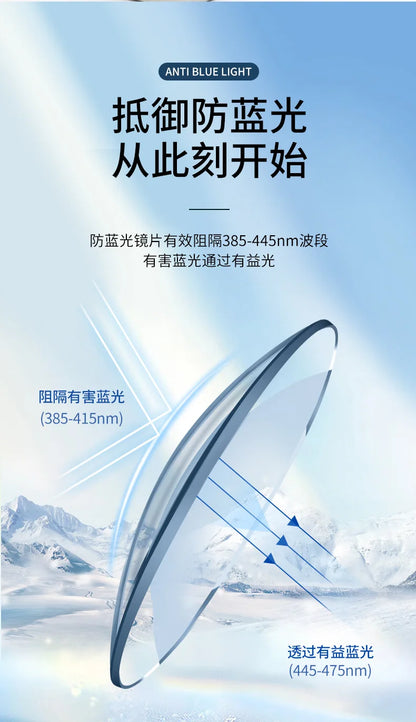 Computer Glasses Frame Women Men Anti Blue Light Rectangle Eyewear Blocking Glasses Optical Spectacle Eyeglass Square