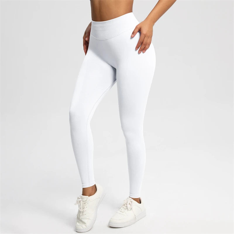 2025 Bum Shaping Leggings Impact Women Seamless Sports Yoga Pants Low Ribbed Band Gym clothes Fitness Workout Scrunch Butt Tight