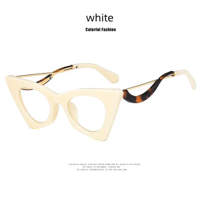 High Quality Brand Design Cat Eye Blue Light Blocking Computer Hyperopia Women Reading Glasses Diopter +0.5 1.5 2.0 2.5 3.5 6.0