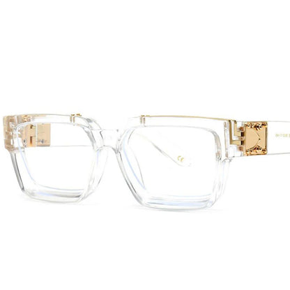 Anti Blue Light Unisex Transparent Computer Glasses With Diopter Minus 0 -1.5 -6.0 Luxury Brand Clear Myopia Square Eyeglasses