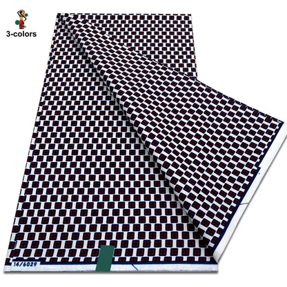 2025 Veritable Wax Guaranteed Real Wax Print Fabric dutch hollandais Pagne African Wax Fabric 6 yards