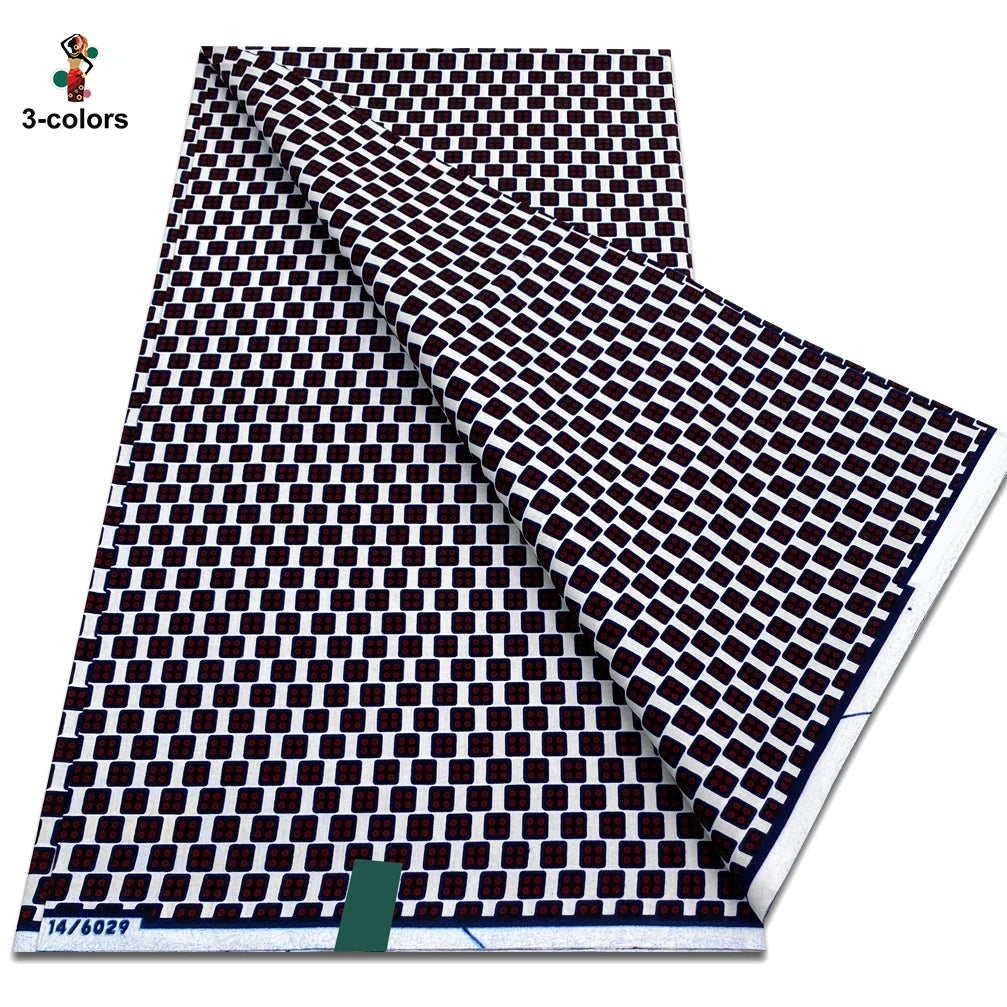 New Arrival High Quality Original 100% Cotton Wax Print Guaranteed Veritable Ankara African Real Wax Fabric Soft Pagne for Dress