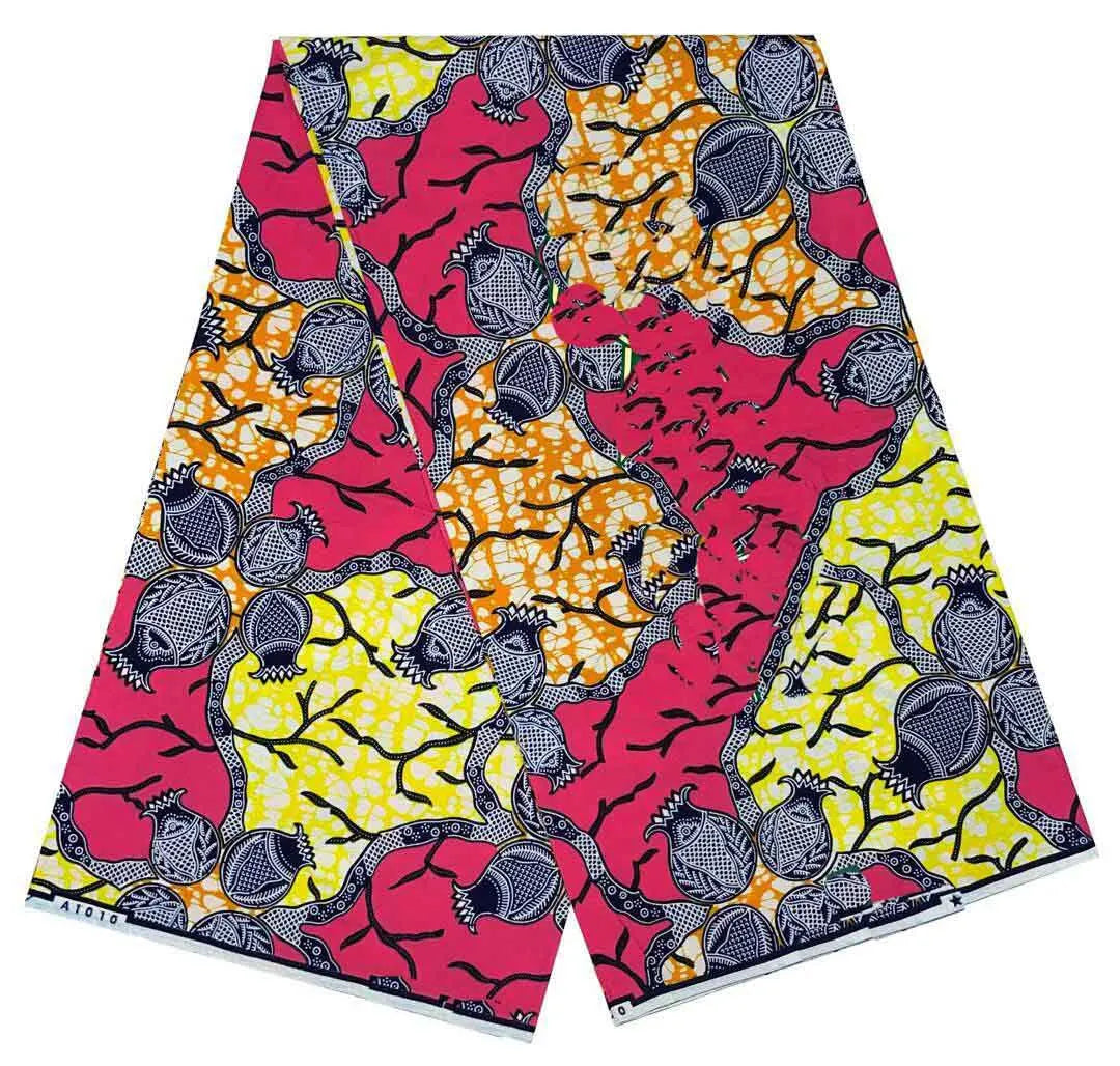 Ankara Wax Fabric 2024 High Quality African Wax Print Fabric 100% Cotton African Guaranteed Veritable Real Wax For Dresses