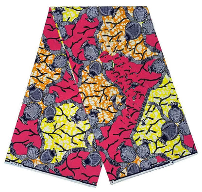 Ankara Wax Fabric 2024 High Quality African Wax Print Fabric 100% Cotton African Guaranteed Veritable Real Wax For Dresses