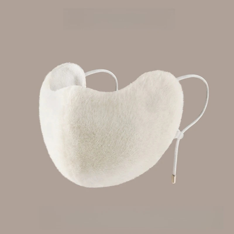 Cycling warm mask for women, winter with thick fleece and high beauty breathable and eye corner protection windproof mask