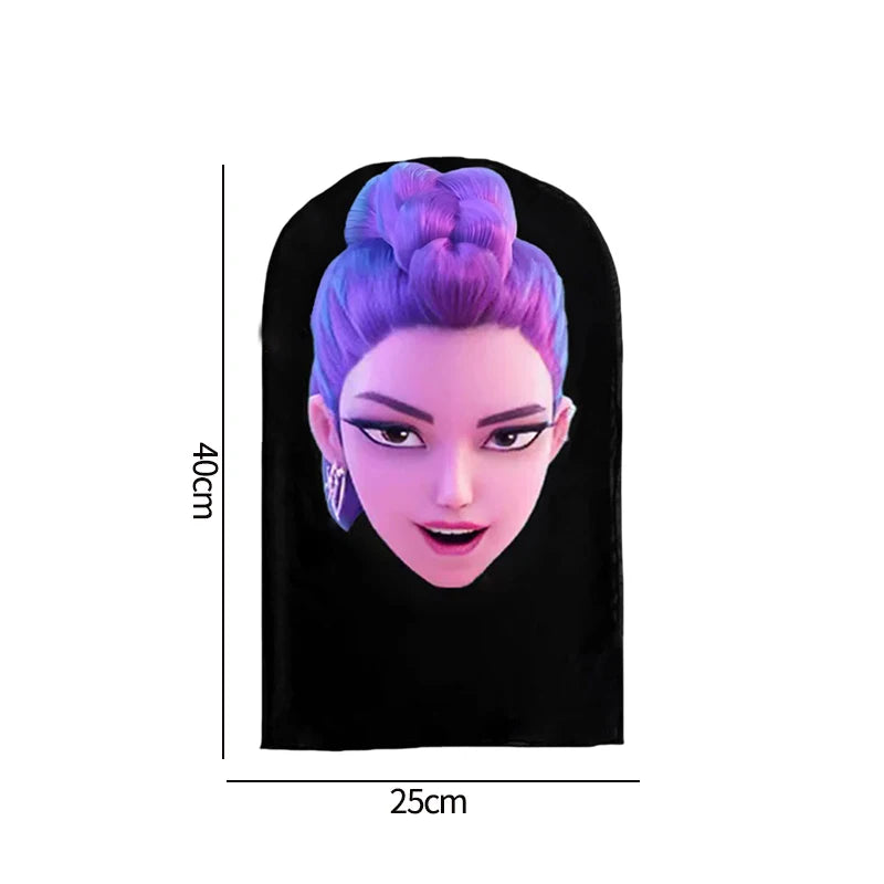 Anime Demon Hunter Face Mask Cartoon Rumi Zoey Mira Cosplay Mask Decoration Birthday Party Masks Role Play Props Costume Gifts
