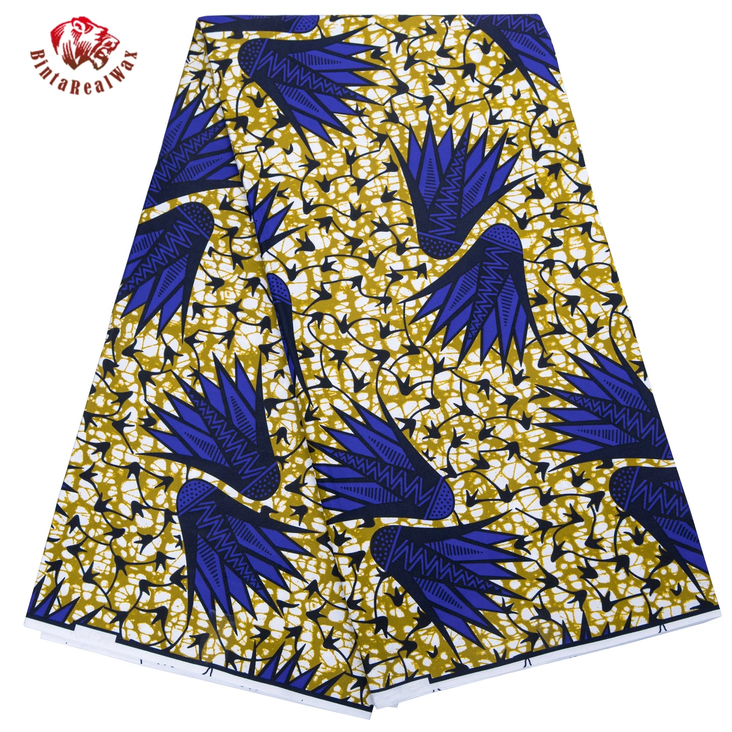 African Fabric Cloth By The Yard 3/6 Yards Ankara Print Wax Fabric for Party Dress Making and Sewing FP6625