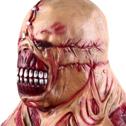 Halloween Zombie Cosplay Mask, Scary Tyrant, Horror Evil Mask, Nemesis Costume Props, Movie Resident