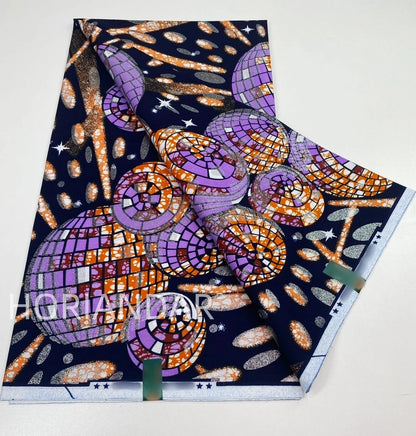 2026 Grand Super Original African Wax Fabric High Quality Nigerian Print Ankara Fabric For Sewing 6 Yard Women Dress 100% Cotton