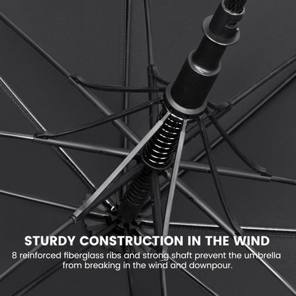Golf Umbrella Extra Large Oversize Double Canopy Vented Windproof Waterproof Umbrella  62 Inch Automatic Open Golf Umbrella