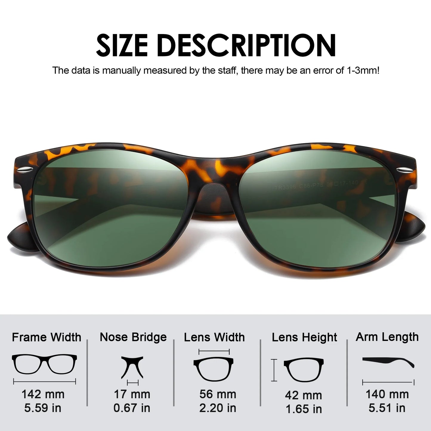 AOFLY Classic Polarized Sunglasses For Men TR90 Lightweight Flexibility Frame Driving Fishing Sun Glasses Women UV Blocking