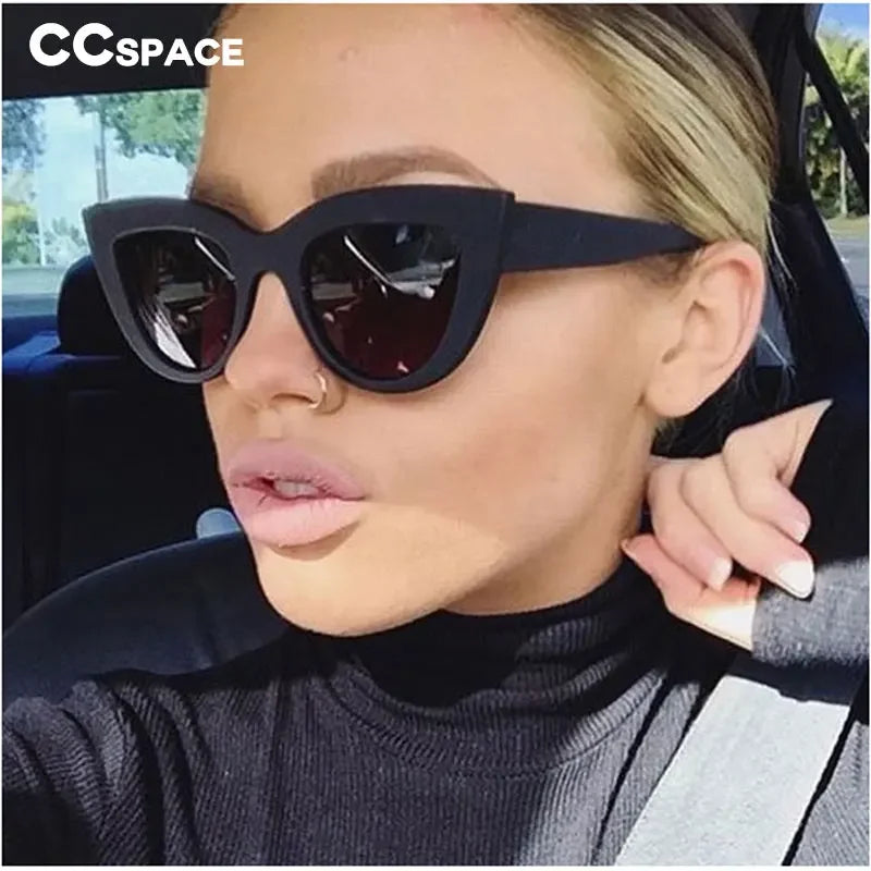 45204 Sexy Cat Eye Sunglasses Women Lovely Shades Glasses UV400 Brand Designer Eyewear