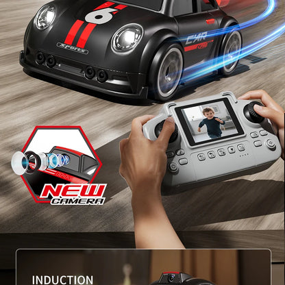 New 2026 Mini RC Car With FPV Camera Wifi With Screen Remote Control Follow Mode 2.4G Drift Car Racing RC Toy Gift For Children