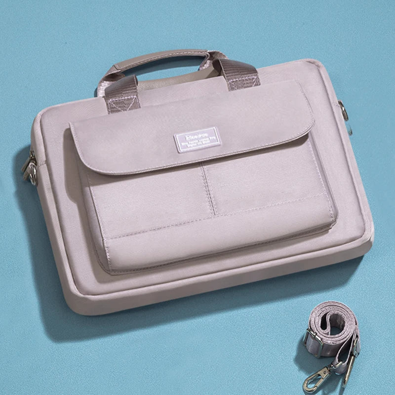 Laptop Shoulder Bag Women Briefcase Handbag for MacBook Pro 14 M3 M2 M1 A2918 A2992 A2779 A2442 Air 13.6 13.3 A3113 A2681 A2338